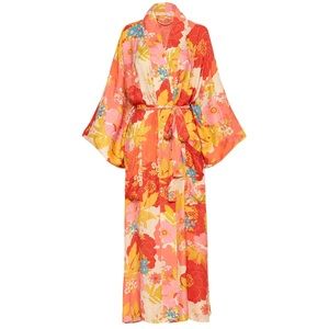 Spell & The Gypsy Tyler Maxi Robe in Chilli